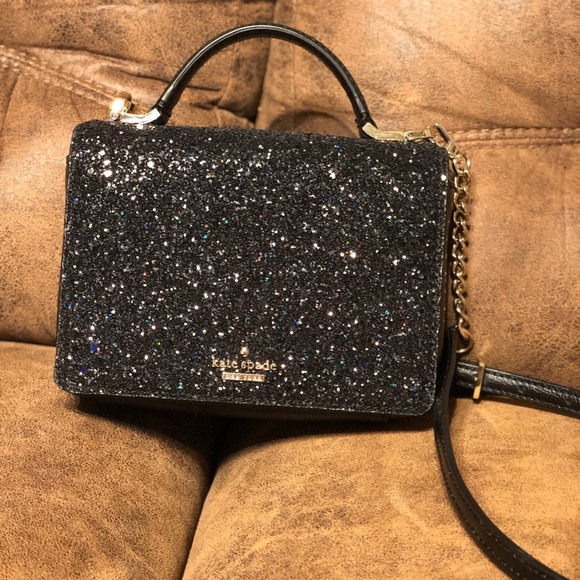 Handbags - Kate Spade glitter crossbody bag!